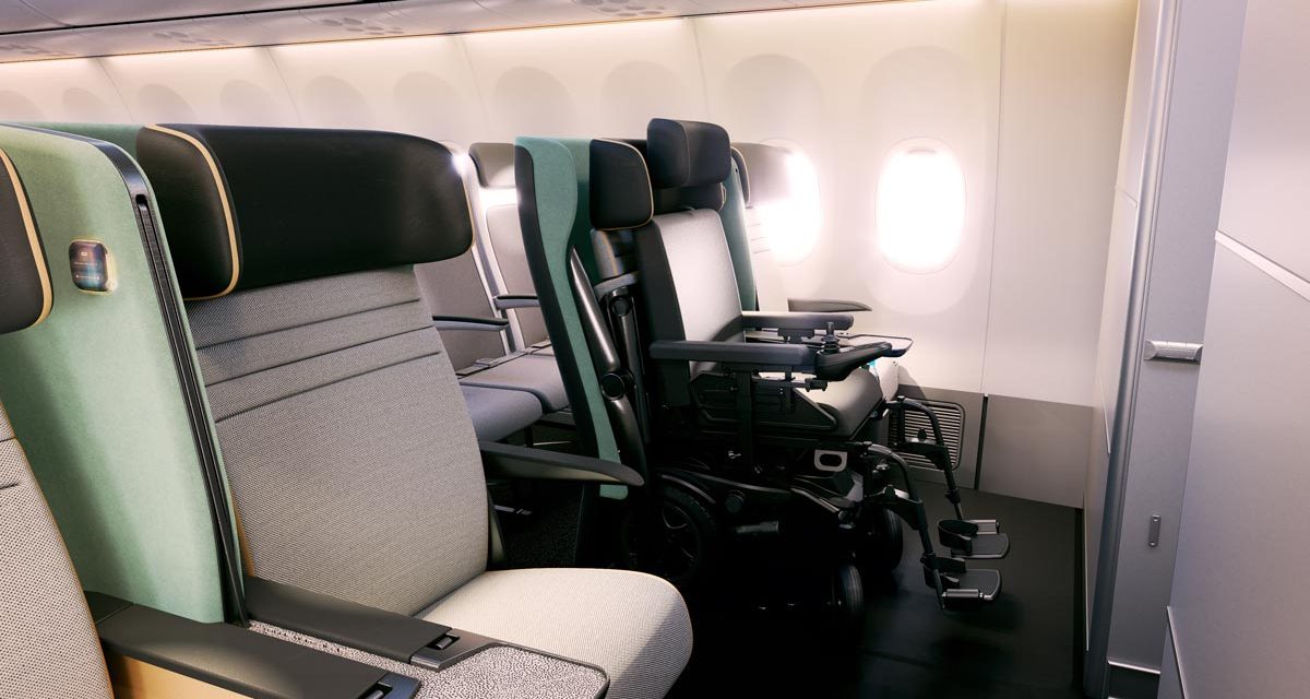 DESIGN: Air 4 All Systems – Wheelchair seating solution  – finalist in Crystal Cabin Awards