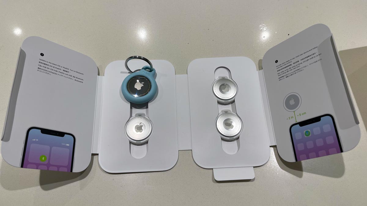 Apple AirTag luggage trackers