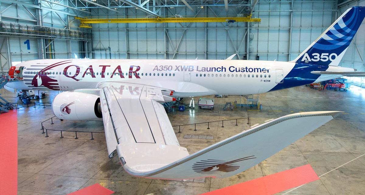 QATAR AIRWAYS: Settles with Airbus over A350 paint dispute