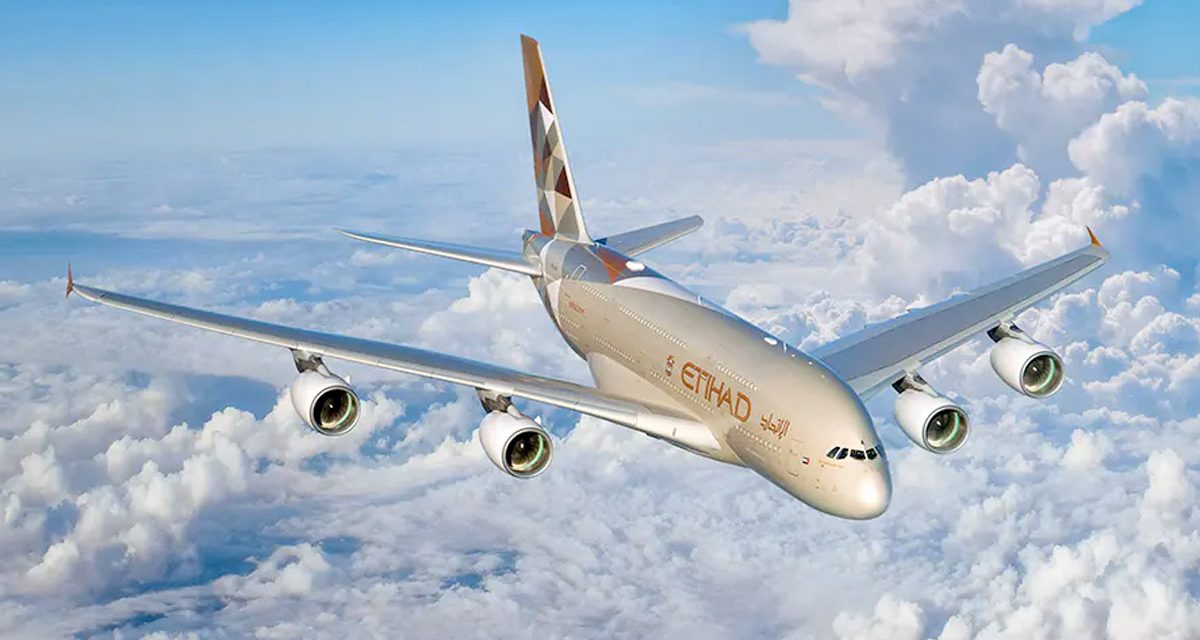 ETIHAD: A380 back in the sky! Upgrade to The Residence