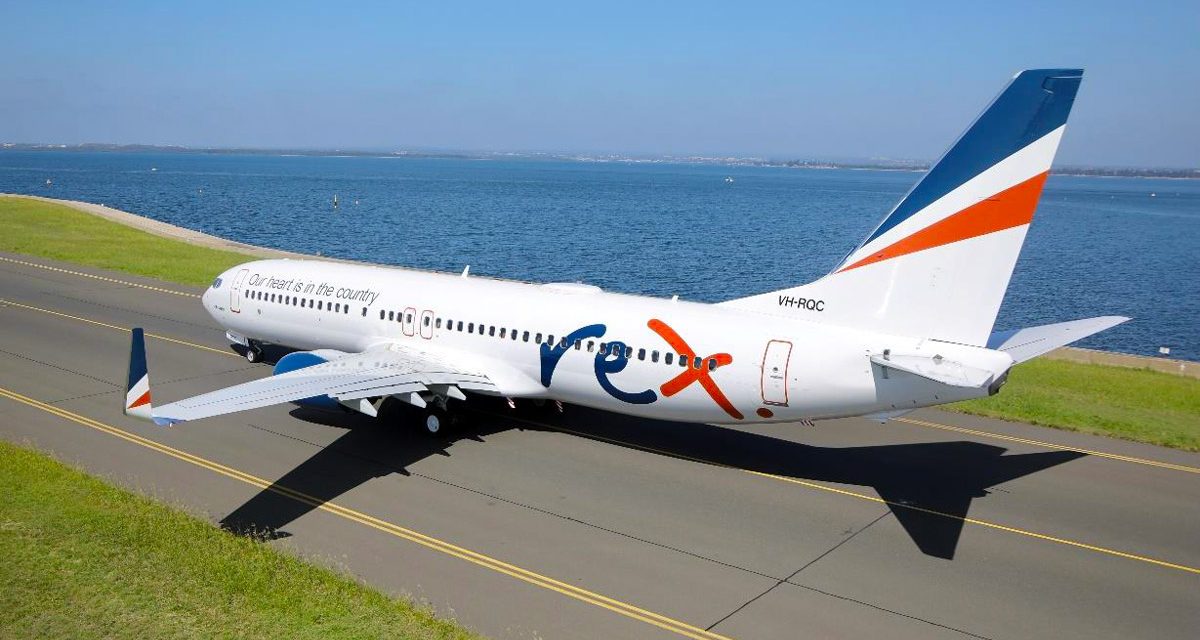 REX AIRLINES: To fly direct Sydney–Adelaide. I might have to try them.