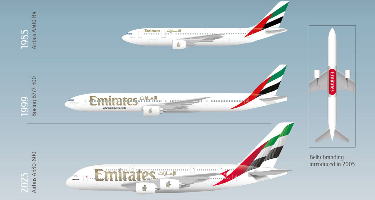 EMIRATES: Livery change = make work for designers