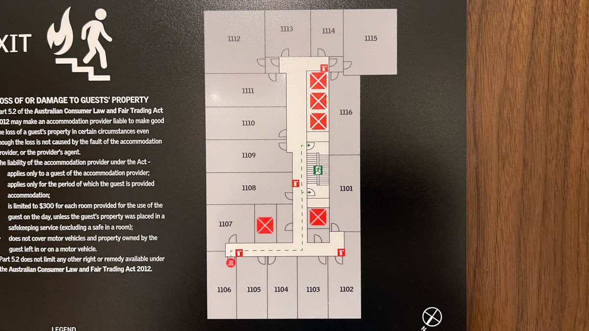 a map of a building