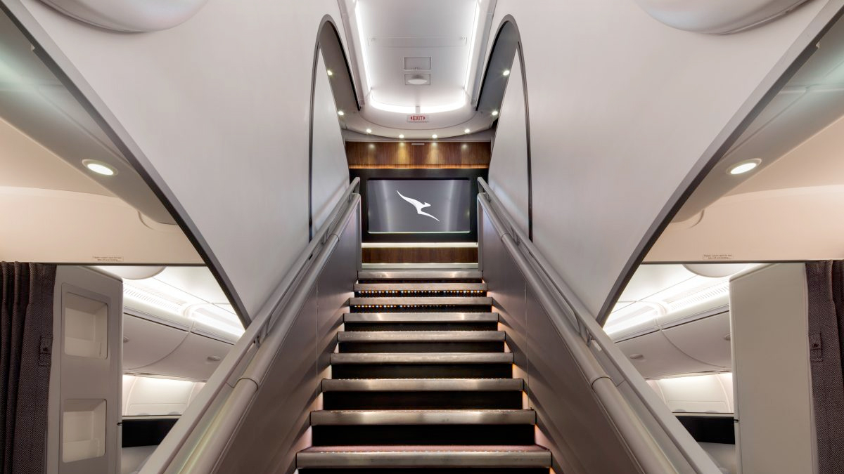 Qantas A380 Staircase - remodelled