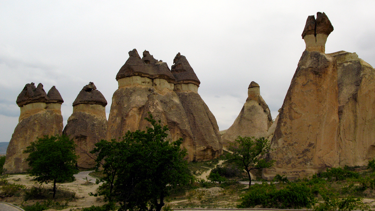 a group of rock formations