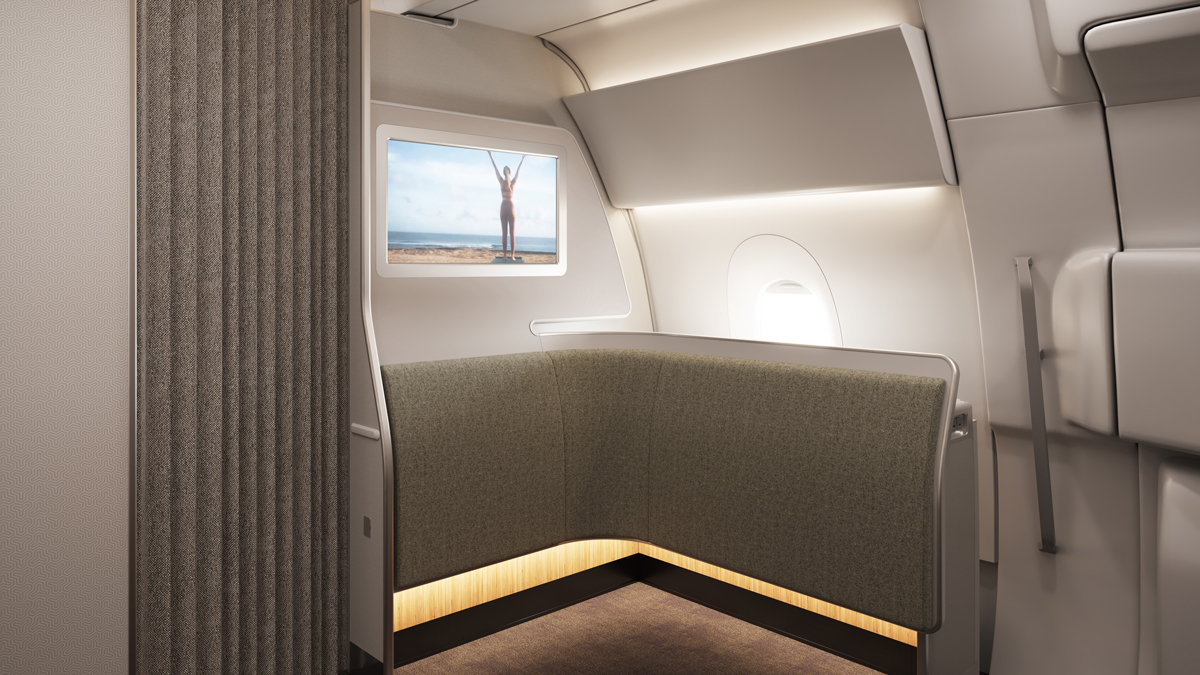 Project Sunrise 'Wellbeing' area [Qantas]