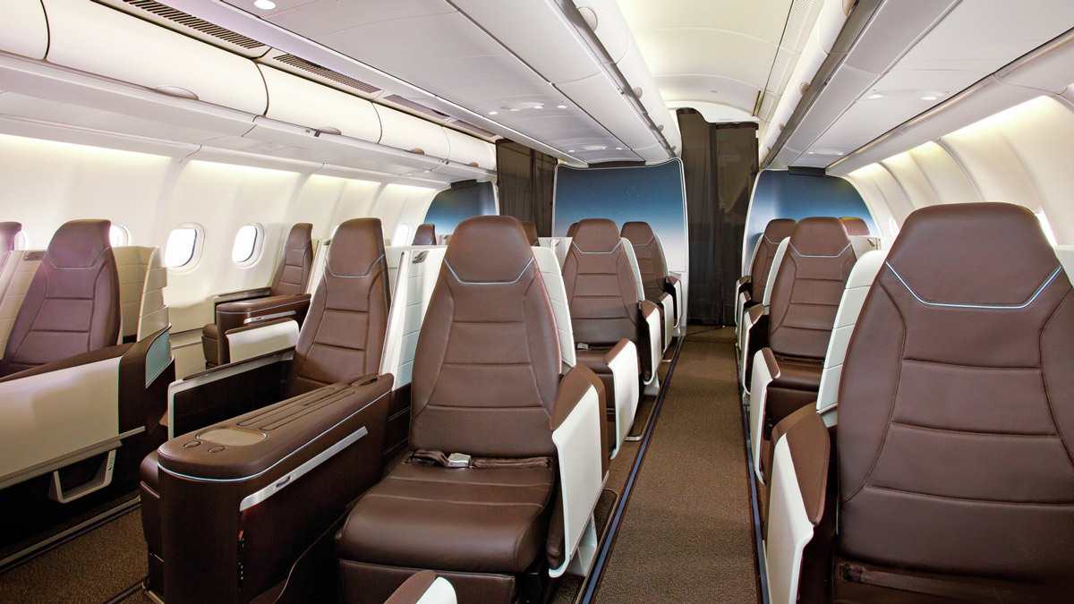 First Class seats on Hawaiian Airways