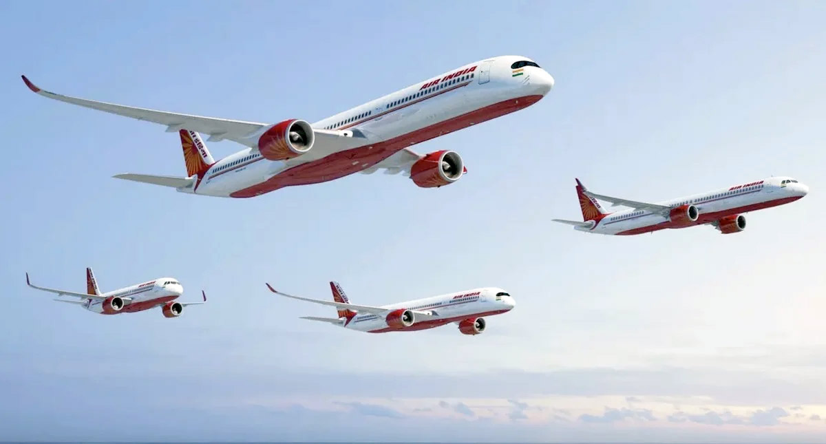 Air India old aircraft livery
