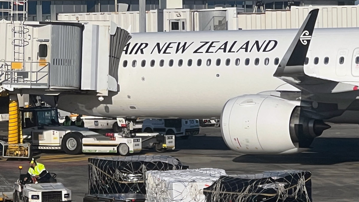 Air New Zealand aircraft at Auckland International Airport