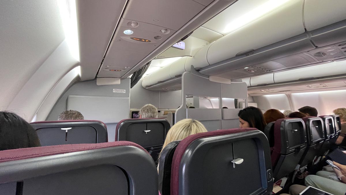 people sitting in an airplane