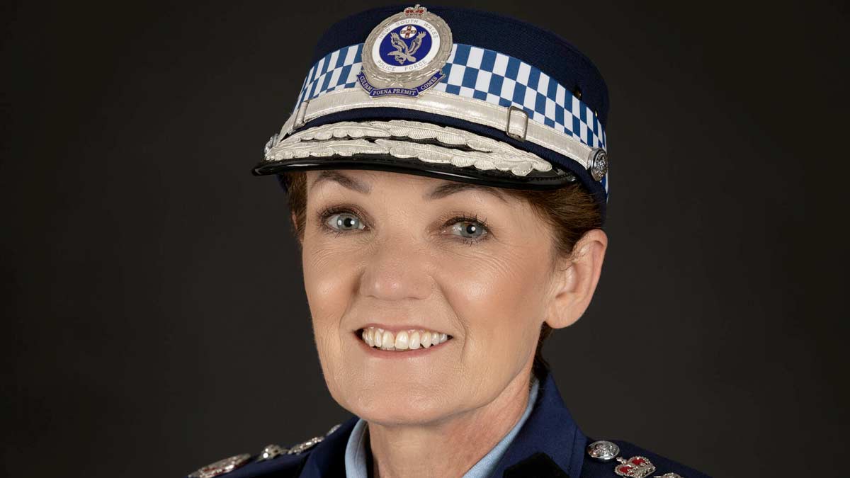 a woman in a police uniform