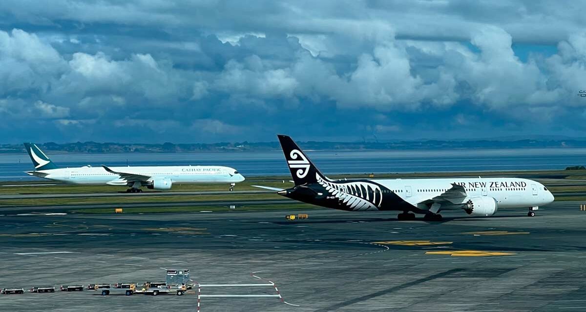 AIR NEW ZEALAND: New Check-in for Auckand, and planes from Cathay Pacific