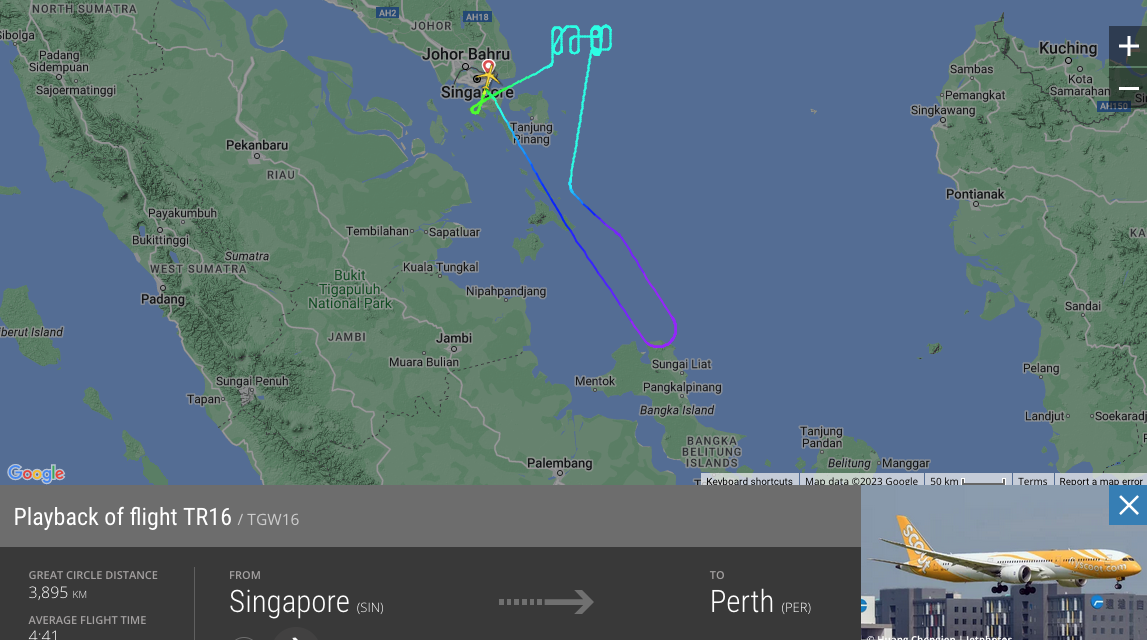 SCOOT: Boeing 787 aircraft heading to Perth returns to Singapore after Australian makes bomb threat