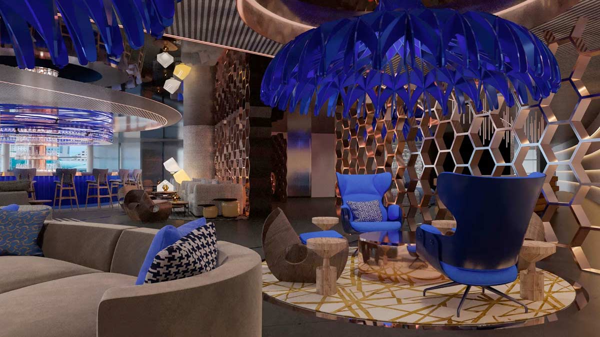 W Hotel Sydney Living Room Bar [render - Marriot]