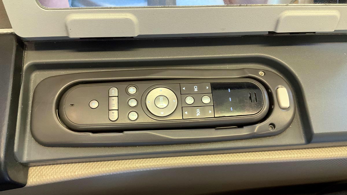 a remote control in a car