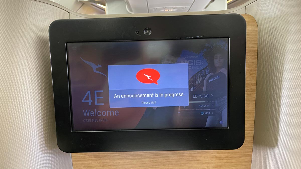 a screen on a device