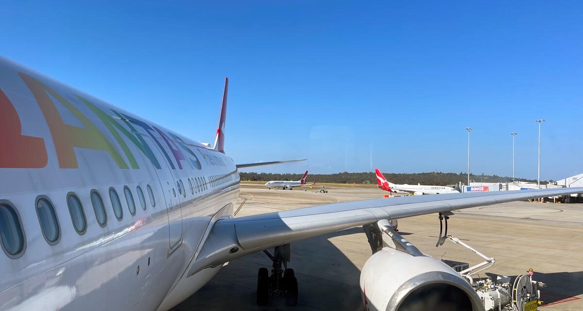 QANTAS: A runway, brakes, fire trucks and a cancelled flight