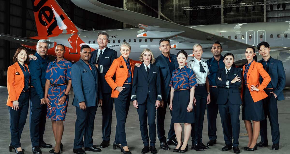 JETSTAR: New uniforms after 20 years of operation.