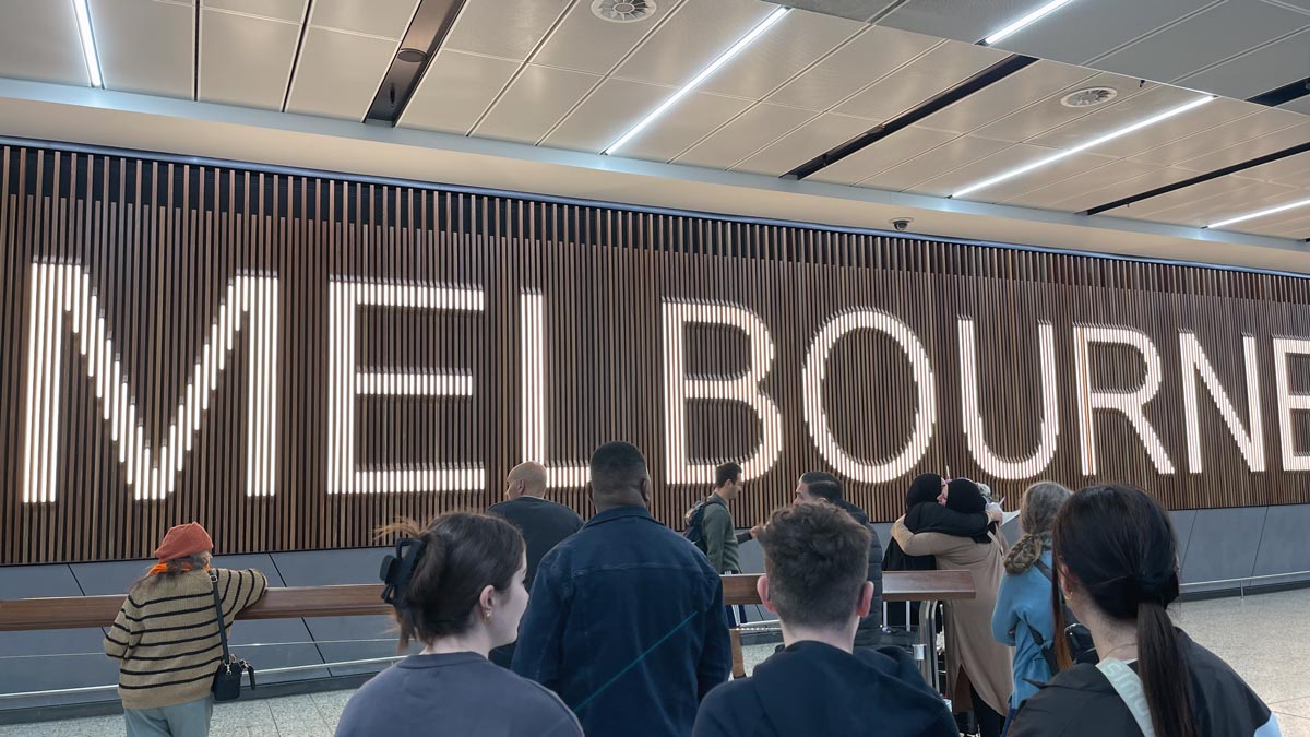 a group of people in a room