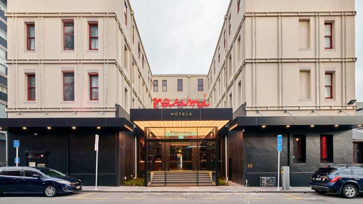 a building with a sign on the front