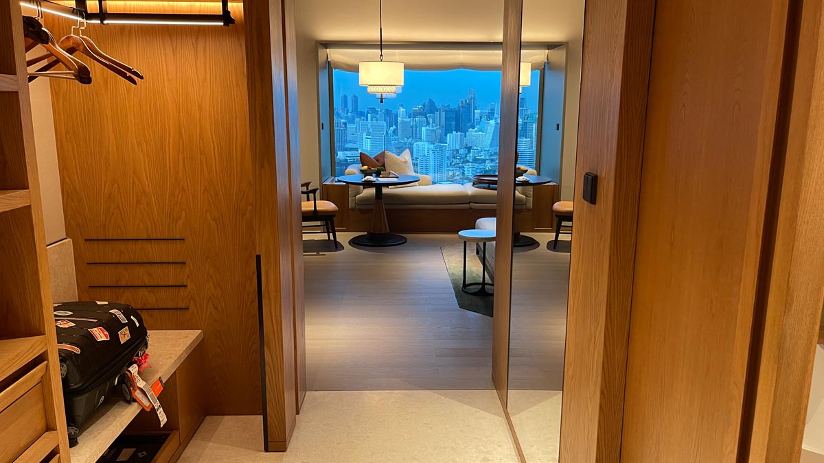 a room with a view of a city