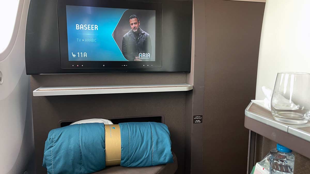 a tv on a wall