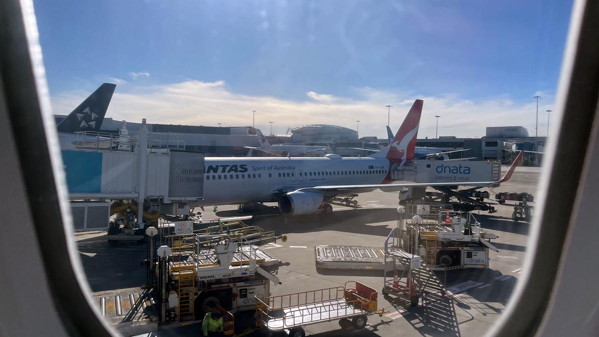 a plane at an airport