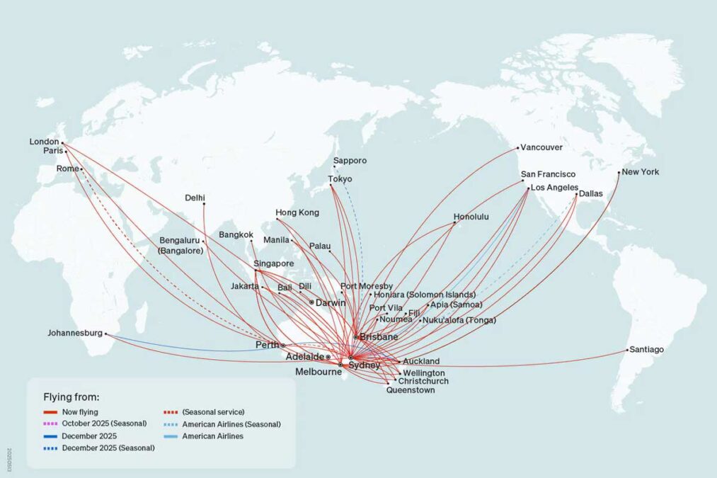 a map of the world with red lines