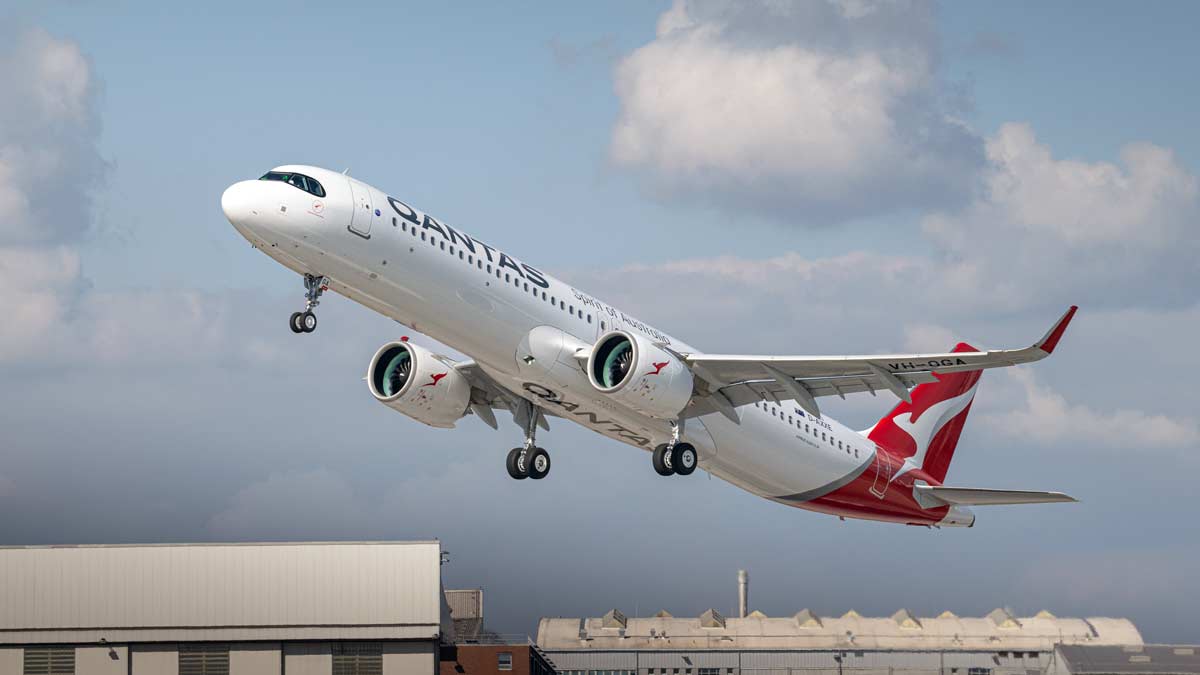 a plane flying in the sky