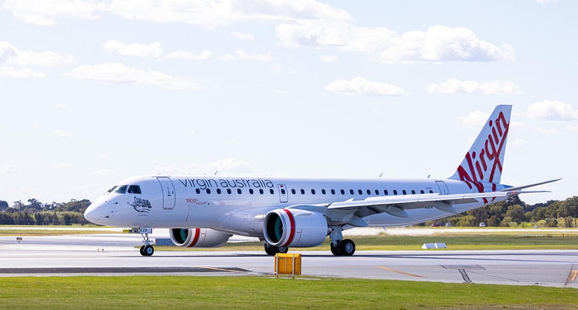 VIRGIN AUSTRALIA: First of Fokker replacement — Embraer E190-E2s arrives in Perth