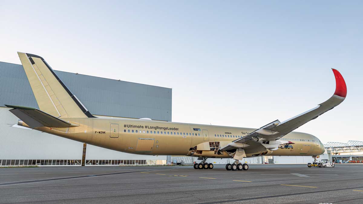 a large airplane on the ground
