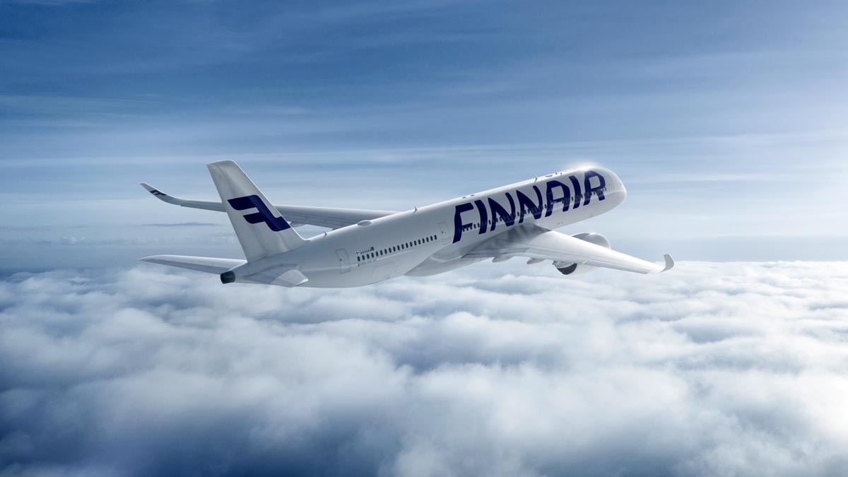 an airplane flying in the sky