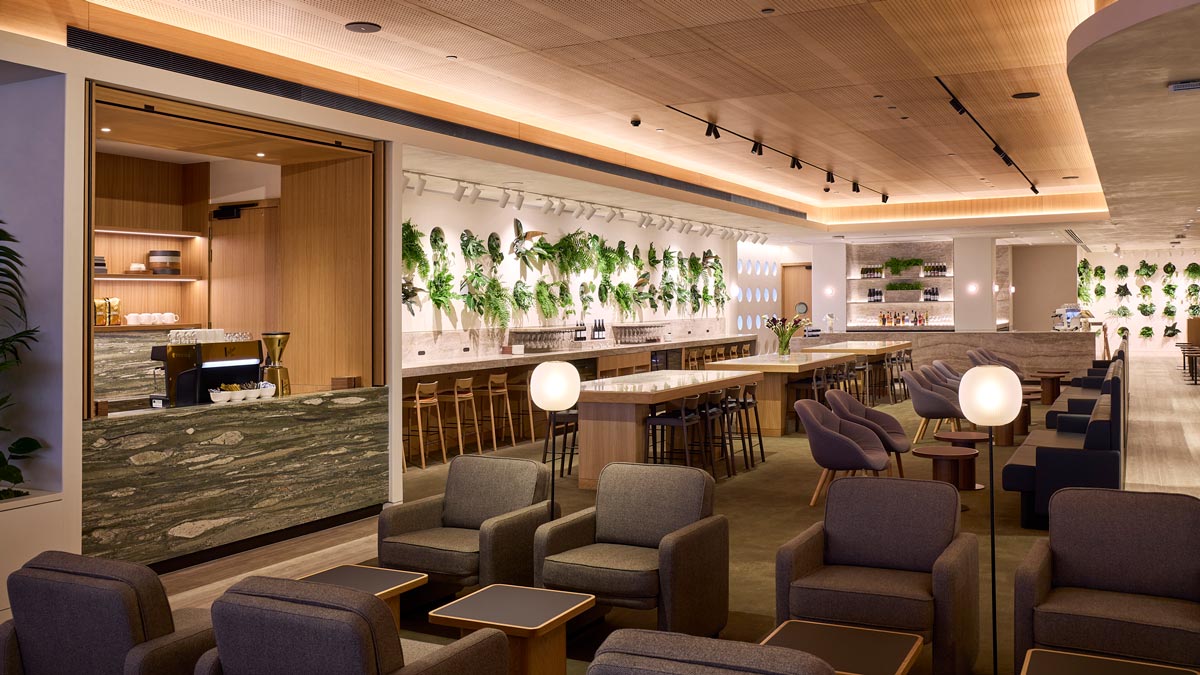 a room with chairs and tables