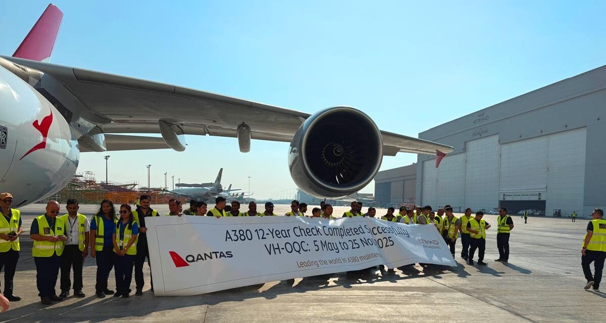 QANTAS: Final A380 returns, back in the air 1 January 2026