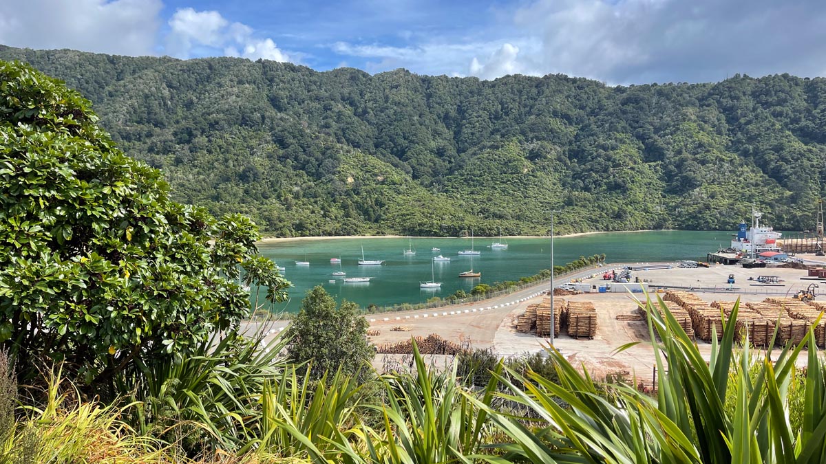 a body of water with boats in it