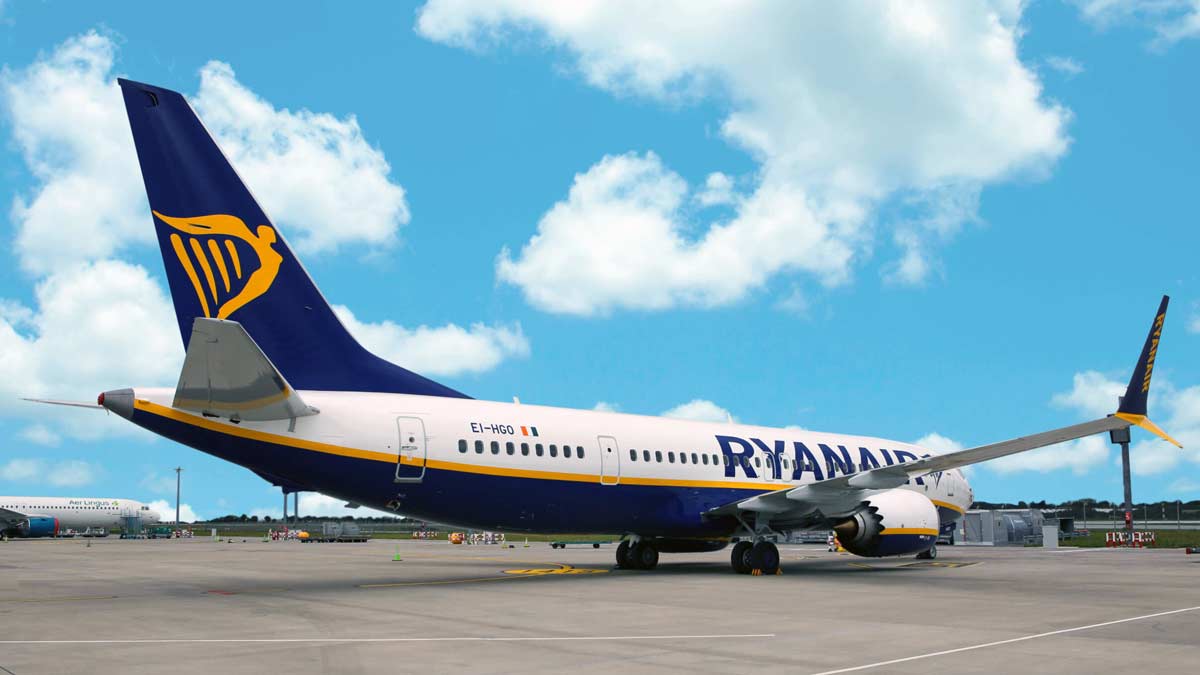 a large airplane on a runway